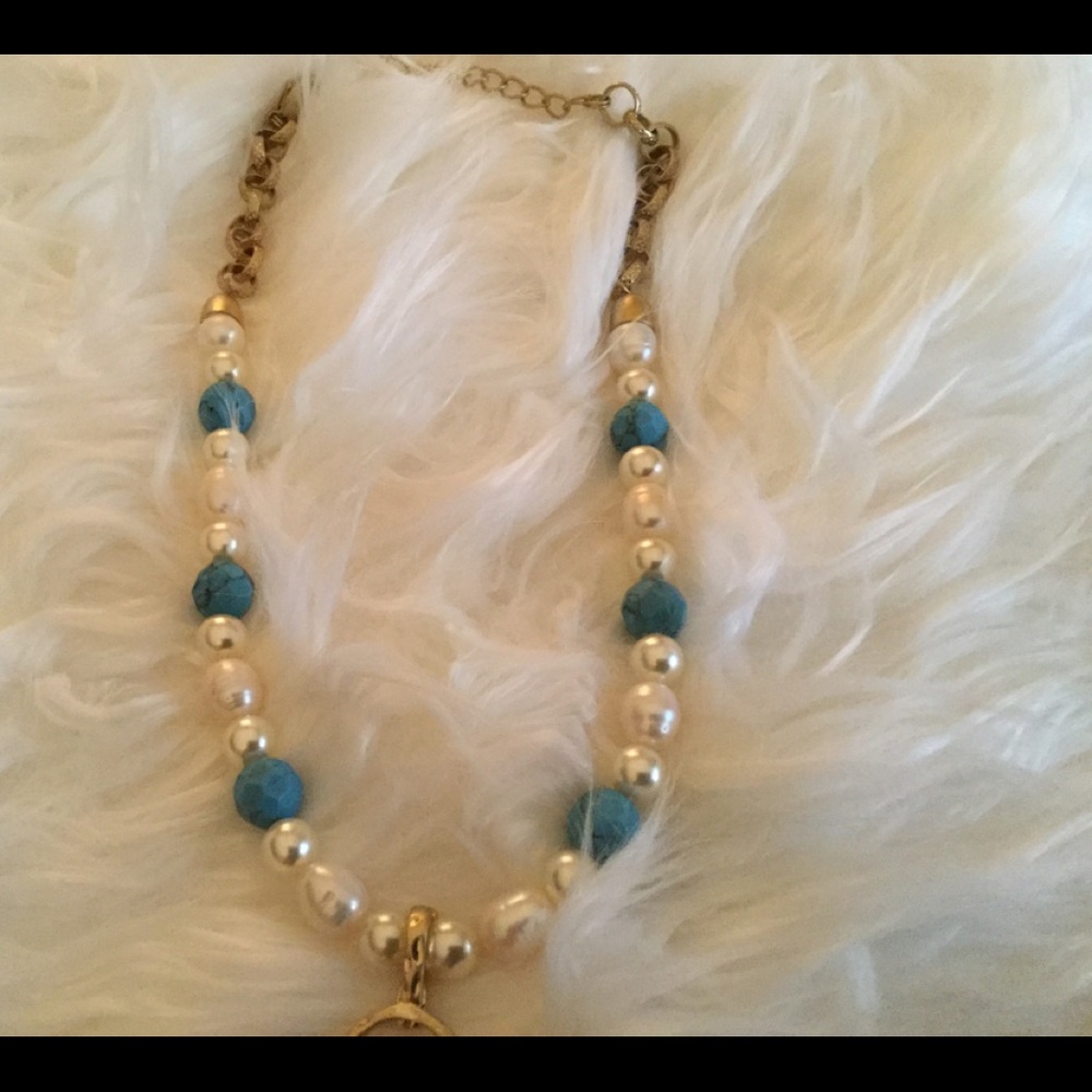 Lia Sophia Necklace w/pendant - Picture 4 of 6